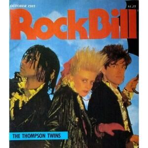 RockBill Magazine Thompson Twins Adam Ant Godley And Creme Krush Groove Oct 1985